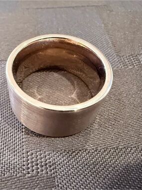 King Will Rose Gold-Toned
Tungsten Carbide 
Wedding Band, Size 9.5 (25.99g)